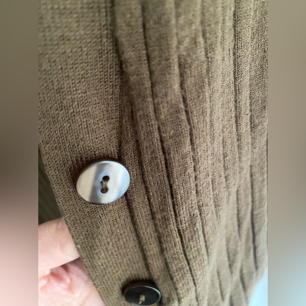 Dynamite olive  Ribbed Cardigan - Picture 4 of 4